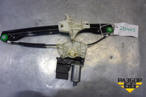 Стеклоподъёмник электрический задний левый (5M0839401C) для Volkswagen Golf V Plus с 2005-2014г (Гольф 5 Плюс)