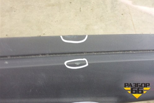 Юбка заднего бампера (51127303141) для BMW X5 F15 с 2013г (Х5 Ф15)