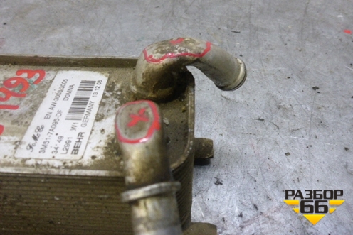 Радиатор маслоохладитель КПП (3M517A095DF) для Volvo S40 с 2004-2012г (C40)