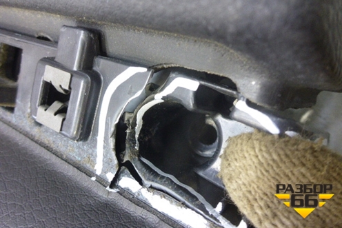 Обшивка двери задней правой под электрику (чёрная) (7P5867212) для Porsche Cayenne с 2010-2017г (Каен)