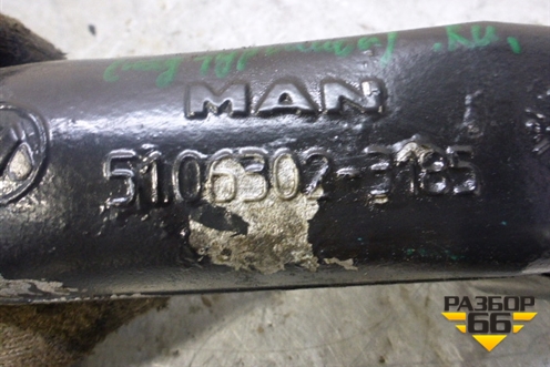 Патрубок системы охлаждения  (силуминовый) (51063023185) для MAN TGA 4-Series  с 2000-2008г (ТГА)