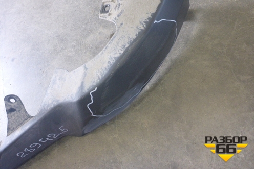 Юбка переднего бампера (после 2015г под накладку) (5241142070) для Toyota Rav-4 с 2012-2019г (Рав 4)