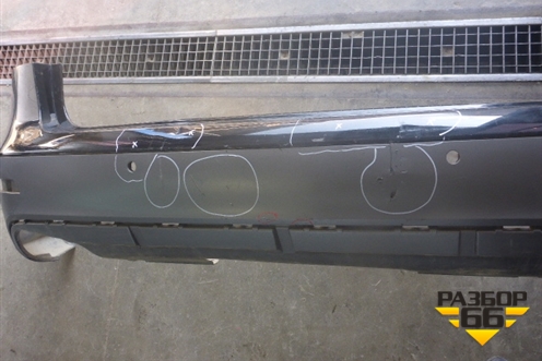 Бампер задний (без юбки под парктроник) (8K0807511) для Audi A4 (В8) Allroad Quattro с 2009-2016г (А4)