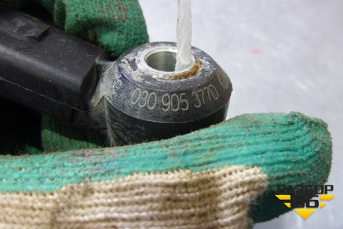 Датчик детонации (030905377D) для Skoda Rapid с 2013г (Рапид)