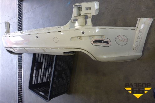 Бампер задний (нижняя часть) (без юбки под парктроник) для Audi A4 (В8) Allroad Quattro с 2009-2016г (А4)