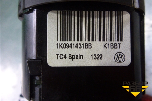 Модуль управления света фар (1K0941431BB) для Volkswagen Golf VI с 2009-2012г (Гольф 6)