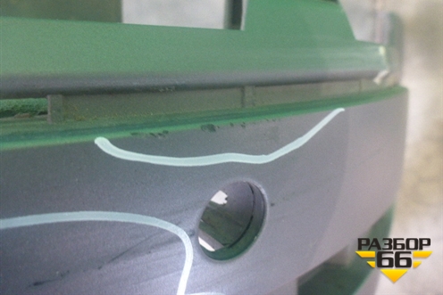 Бампер задний (нижняя часть) (без юбки под парктроник) (8K0807511) для Audi A4 (В8) Allroad Quattro с 2009-2016г (А4)