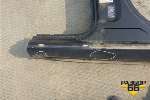 Порог со стойкой правый для Volkswagen Touareg c 2002-2010г (Туарег)