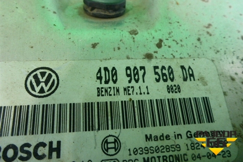 Блок управления двигателем (4.2л AXQ) (4D0907560DA) для Volkswagen Touareg c 2002-2010г (Туарег)