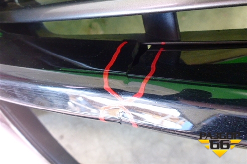 Бампер передний (до 2018г под омыватели) (CK5217F003BA) для Land Rover Range Rover 4 с 2013-2022г (Вог)