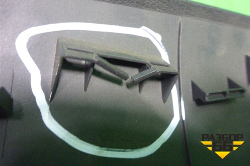 Обшивка двери багажника (верхняя) для Porsche Cayenne с 2003-2010г (Каен)