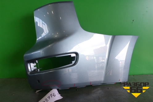 Бампер задний правая часть (под парктроник) (6410A218) для Mitsubishi Outlander XL с 2006-2012г (Аутлендер ХЛ)