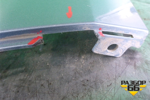 Бампер задний правая часть (под парктроник) (6410A218) для Mitsubishi Outlander XL с 2006-2012г (Аутлендер ХЛ)