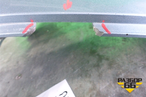 Бампер задний правая часть (под парктроник) (6410A218) для Mitsubishi Outlander XL с 2006-2012г (Аутлендер ХЛ)