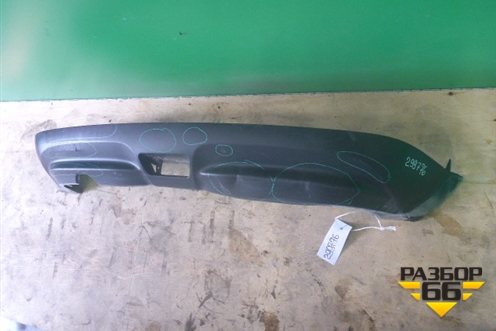 Юбка заднего бампера (до 2014г) (850B21KA1A) для Nissan Juke (F15) с 2011г (Жук)