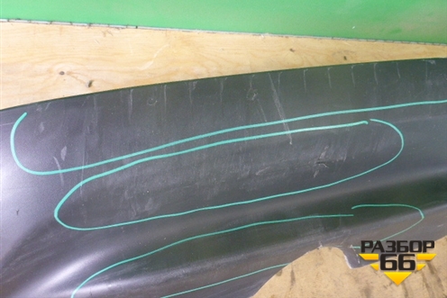 Юбка заднего бампера (до 2014г) (850B21KA1A) для Nissan Juke (F15) с 2011г (Жук)