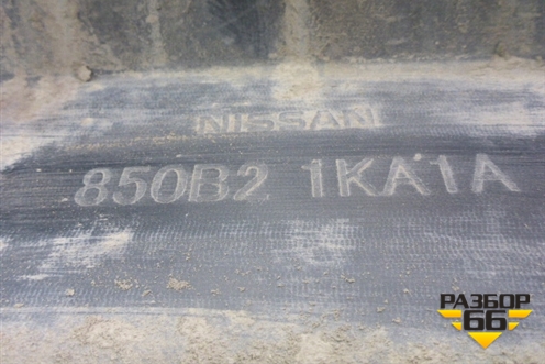 Юбка заднего бампера (до 2014г) (850B21KA1A) для Nissan Juke (F15) с 2011г (Жук)