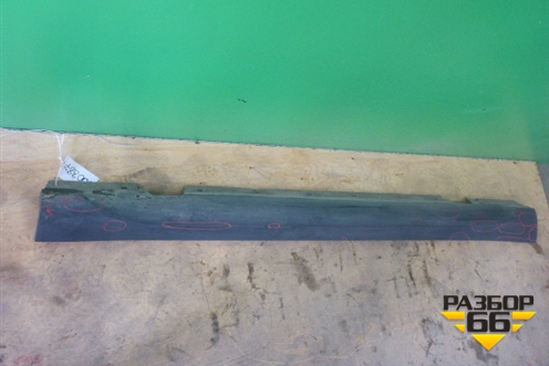 Накладка на порог наружная правая (51122990170) для BMW X1 E84 с 2009-2014г (Х1 Е84)