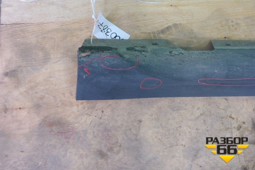 Накладка на порог наружная правая (51122990170) для BMW X1 E84 с 2009-2014г (Х1 Е84)