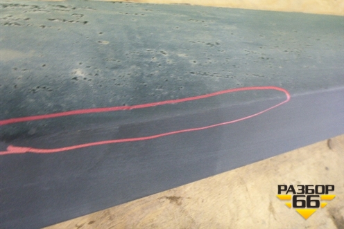 Накладка на порог наружная правая (51122990170) для BMW X1 E84 с 2009-2014г (Х1 Е84)