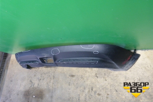 Юбка заднего бампера (до 2014г) (850B21KA1A) для Nissan Juke (F15) с 2011г (Жук)