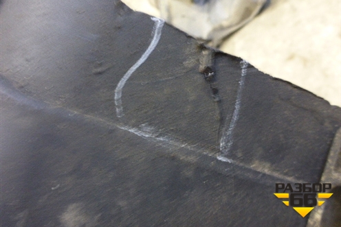 Крыло заднее левое передняя часть  (20392544) для Renault TRUCK Premium 2 с 2005-2013г (Премиум 2)