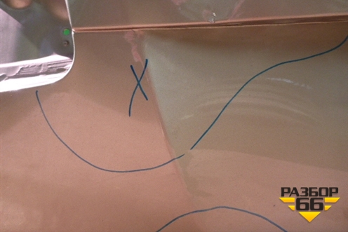 Дверь багажника без стекла (после 2014г) (95851201110GRV) для Porsche Cayenne с 2010-2017г (Каен)