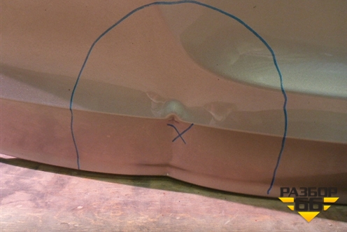 Дверь багажника без стекла (после 2014г) (95851201110GRV) для Porsche Cayenne с 2010-2017г (Каен)