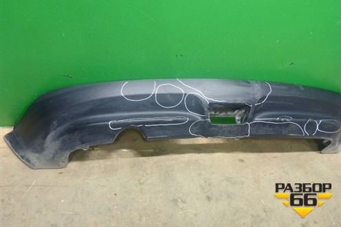 Юбка заднего бампера (до 2014г) (850B21KA1A) для Nissan Juke (F15) с 2011г (Жук)