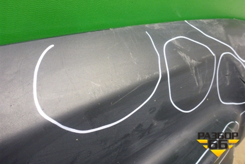 Юбка заднего бампера (до 2014г) (850B21KA1A) для Nissan Juke (F15) с 2011г (Жук)