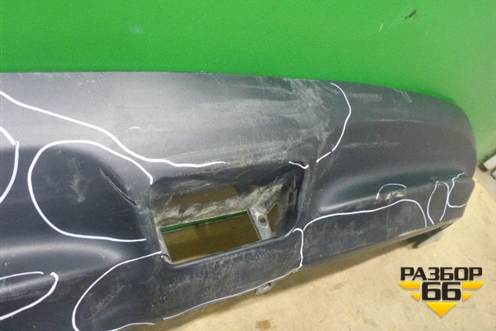 Юбка заднего бампера (до 2014г) (850B21KA1A) для Nissan Juke (F15) с 2011г (Жук)