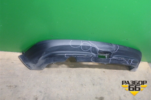 Юбка заднего бампера (до 2014г) (850B21KA1A) для Nissan Juke (F15) с 2010-2019г (Жук)