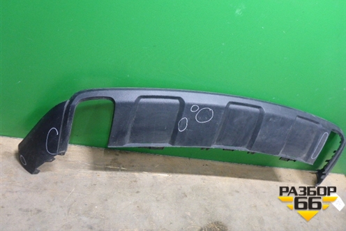 Юбка заднего бампера (после 2009г) (A1648857125) для Mercedes Benz ML-Klass W164 c 2005-2011г (МЛ)