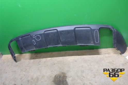 Юбка заднего бампера (после 2009г) (A1648857125) для Mercedes Benz ML-Klass W164 c 2005-2011г (МЛ)