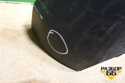 Юбка заднего бампера (после 2009г) (A1648857125) для Mercedes Benz ML-Klass W164 c 2005-2011г (МЛ)