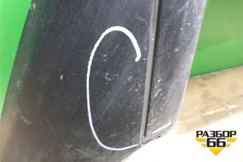 Юбка заднего бампера (после 2009г) (A1648857125) для Mercedes Benz ML-Klass W164 c 2005-2011г (МЛ)