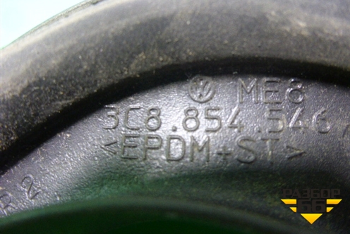 Уплотнитель двери (задней правой на кузов верхняя часть) (3C8854546) для Volkswagen Passat-CC с 2008г (Пассат ЦЦ)