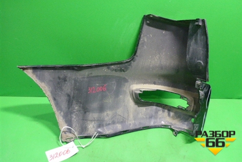 Бампер задний правая часть (под парктроник) (6410B498) для Mitsubishi Outlander XL с 2006-2012г (Аутлендер ХЛ)