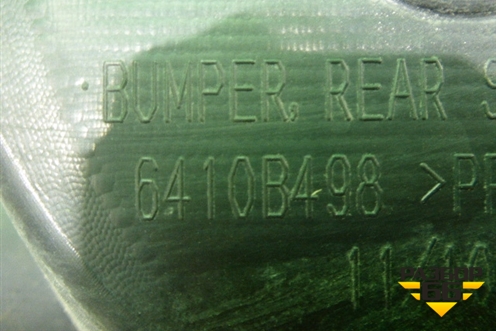 Бампер задний правая часть (под парктроник) (6410B498) для Mitsubishi Outlander XL с 2006-2012г (Аутлендер ХЛ)