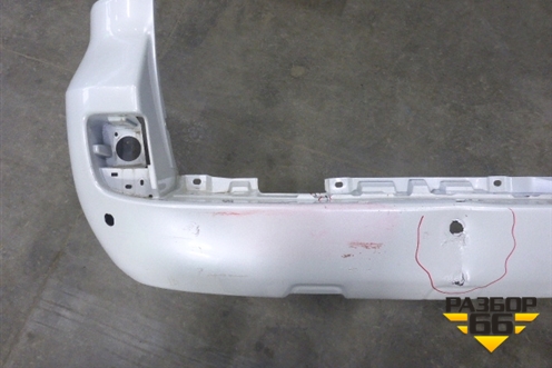 Бампер задний (до 2015г под парктроник) (5215960260) для Toyota Land Cruiser (200) с 2008г