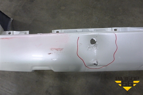 Бампер задний (до 2015г под парктроник) (5215960260) для Toyota Land Cruiser (200) с 2008г