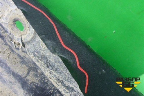 Брызговик задний правый (7662560240) для Toyota Land Cruiser (200) с 2008г (Ленд Крузер)