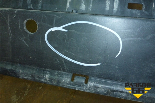 Бампер задний (под парктроник) (5215948170) для Toyota Highlander с 2007-2013г (Хайлендер)