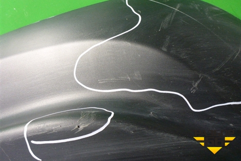 Юбка заднего бампера (до 2014г) (850B21KA1A) для Nissan Juke (F15) с 2011г (Жук)