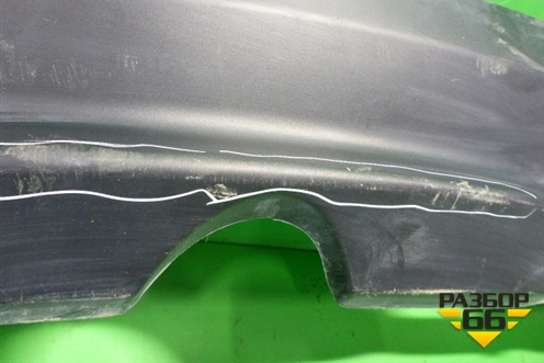 Юбка заднего бампера (до 2014г) (850B21KA1A) для Nissan Juke (F15) с 2011г (Жук)