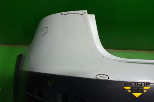 Бампер задний (без юбки под парктроник) (8K0807511F) для Audi A4 (В8) Allroad Quattro с 2009-2016г (А4)