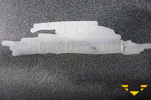 Бампер задний (без юбки под парктроник) (8K0807511F) для Audi A4 (В8) Allroad Quattro с 2009-2016г (А4)