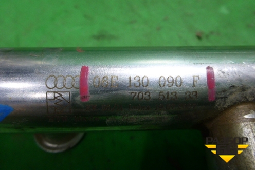 Рейка топливная рампа (3.0л TFSI левая) (06E130090F) для Volkswagen Touareg c 2002-2010г (Туарег)