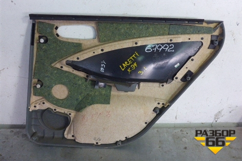 Обшивка двери задней левой под электрику (хетчбэк) для Chevrolet Lacetti с 2003г (Лачетти)