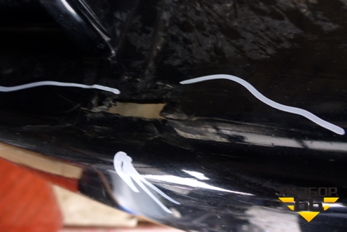 Бампер задний (до 2015г под парктроник) (5215960260) для Toyota Land Cruiser (200) с 2008г (Ленд Крузер)